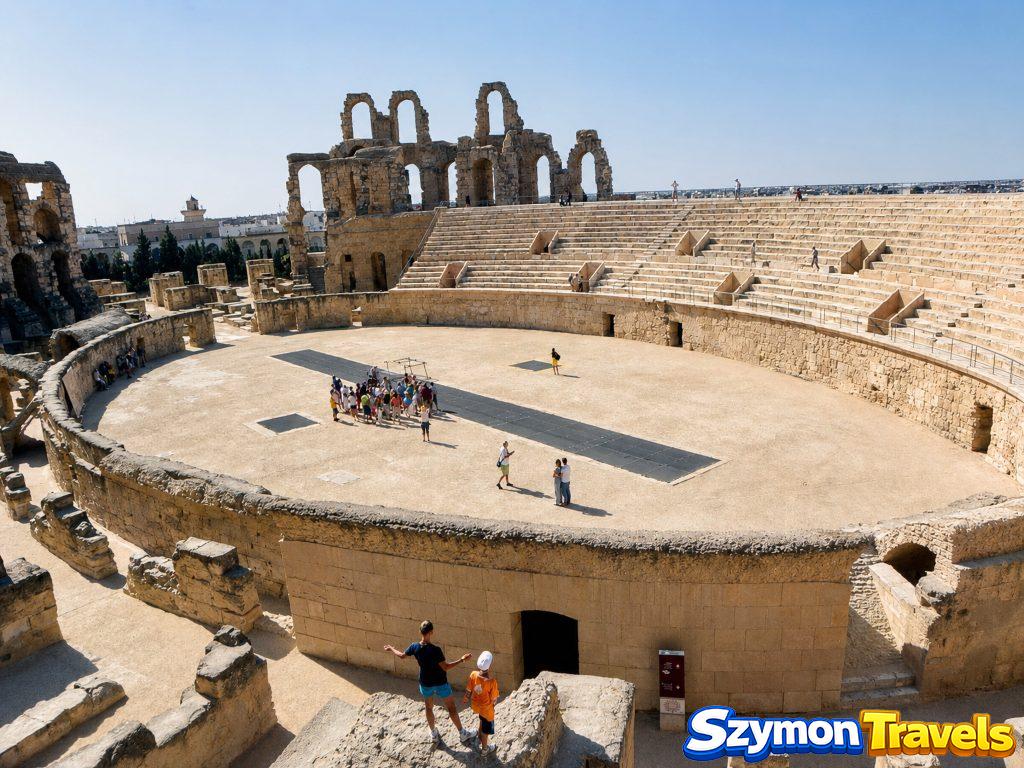 El Jem w Tunezji: rzymski amfiteatr, podziemia areny i podróż do starożytnego Thysdrus
