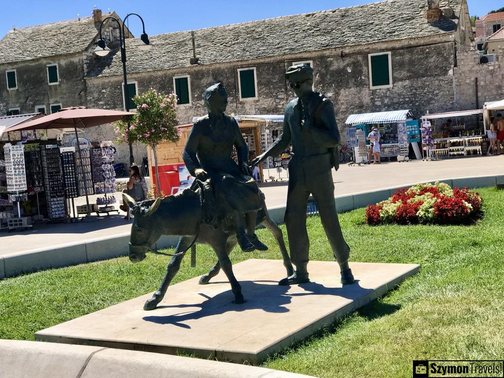 Spomenik težacima w Primošten, Chorwacja