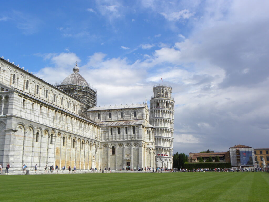 Cathedral and leaning tower of pisa