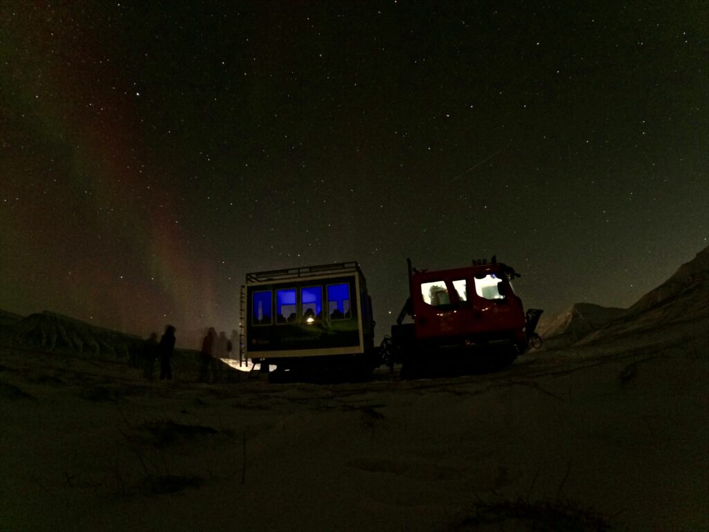 Snow CAT on Spitsbergen