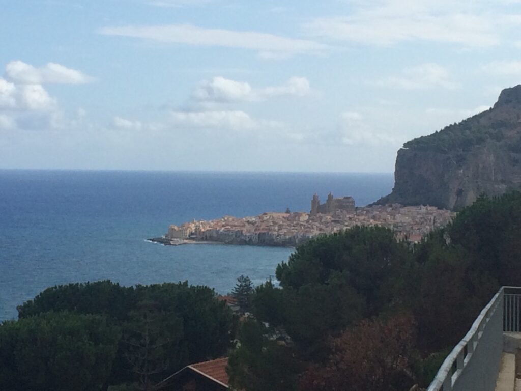 Cefalu from distance 