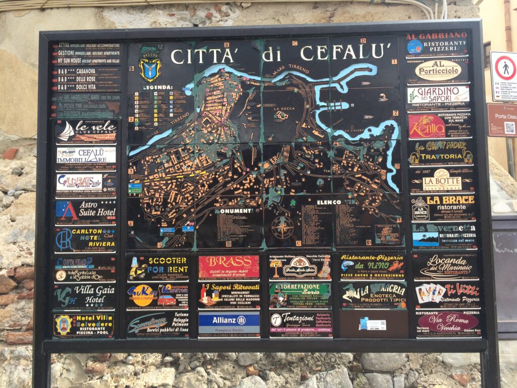 Map of Cefalu