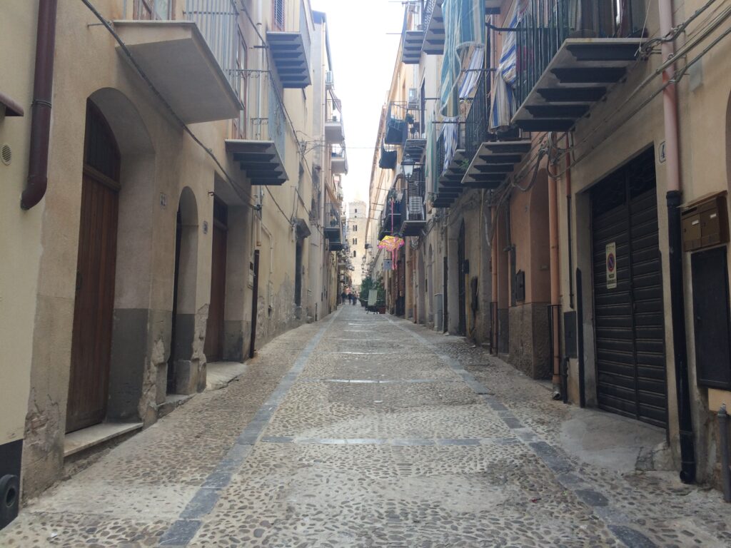 Street of Cefalu