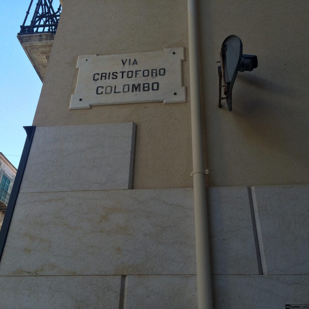 Via Cristoforo Colombo in Alcamo