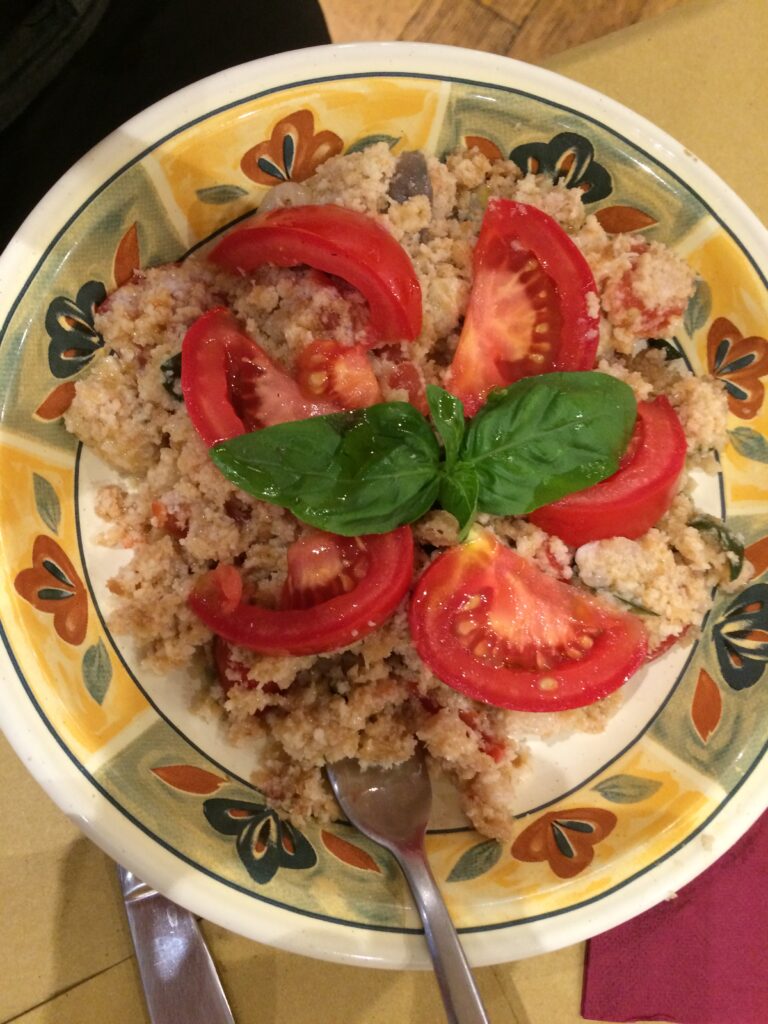 Season regional salta with tomatoas