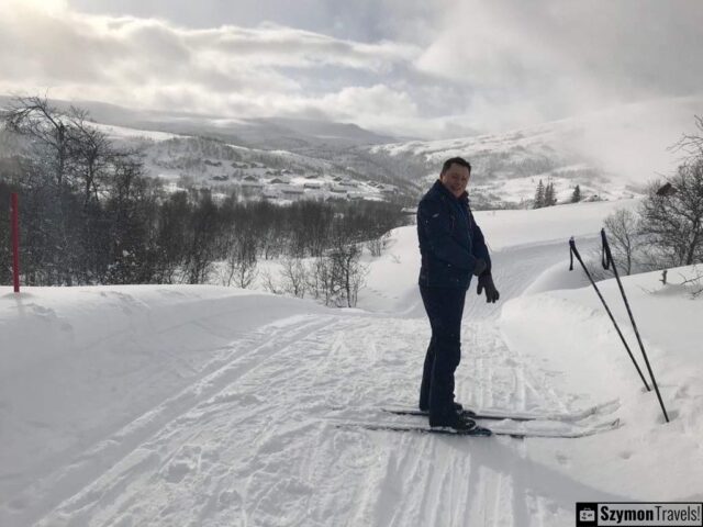 Szymon na nartach Szymon na nartach