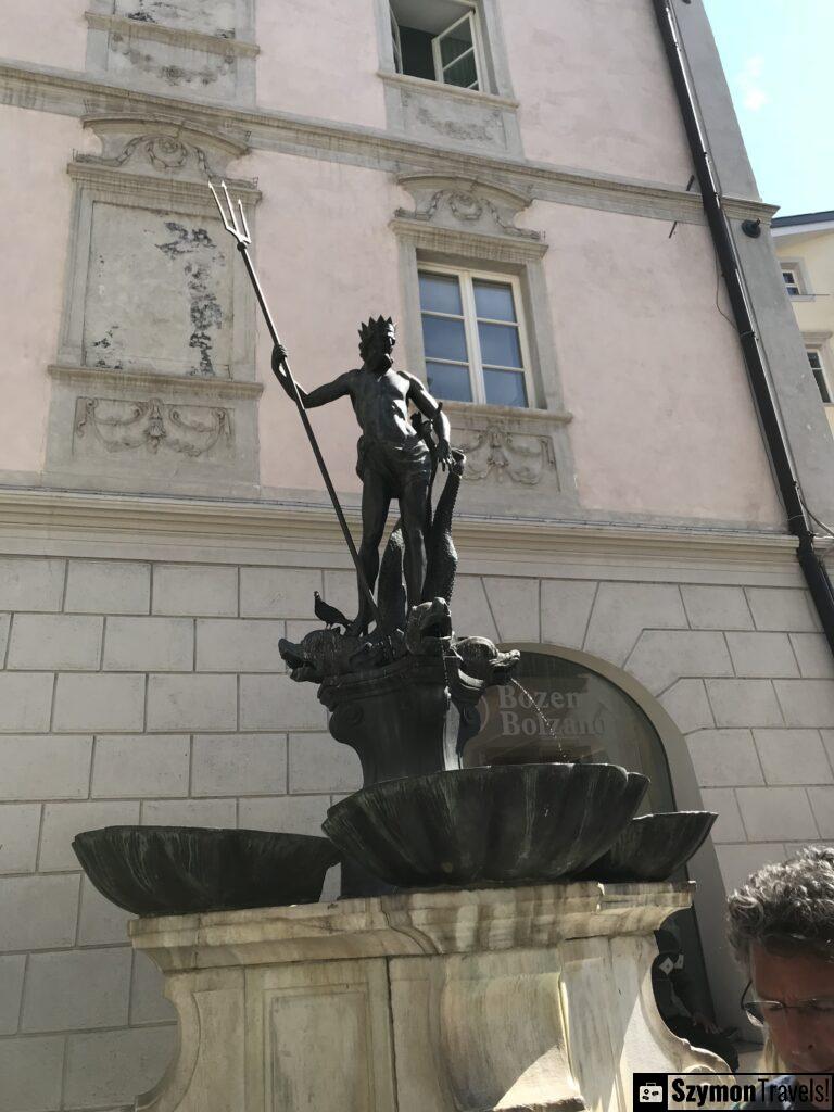 Posąg Neptuna, Bolzano Włochy Posąg Neptuna, Bolzano Włochy