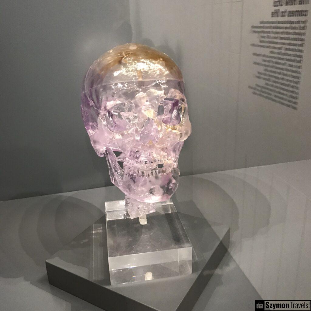 Kryształowa czaszka w Muzeum w Bolzano, Włochy Kryształowa czaszka w Muzeum w Bolzano, Włochy