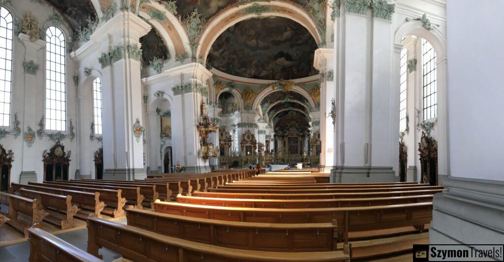 Wnętrze Katedry św. Gallusa i Otylii, St. Galen Wnętrze Katedry św. Gallusa i Otylii, St. Galen, Szwajcaria