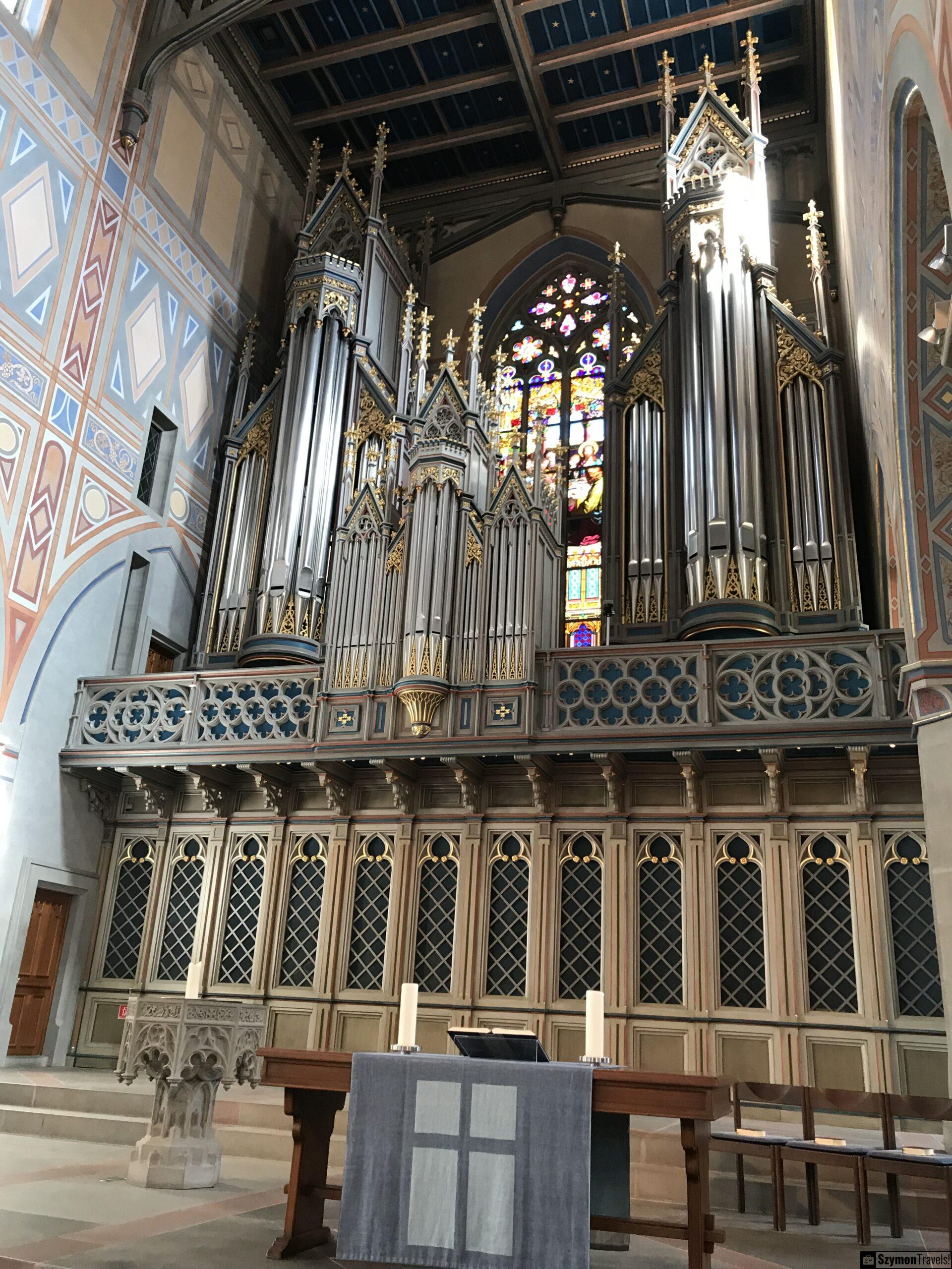 Organy w wnętrzu Katedry św. Gallusa i Otylii, St. Galen