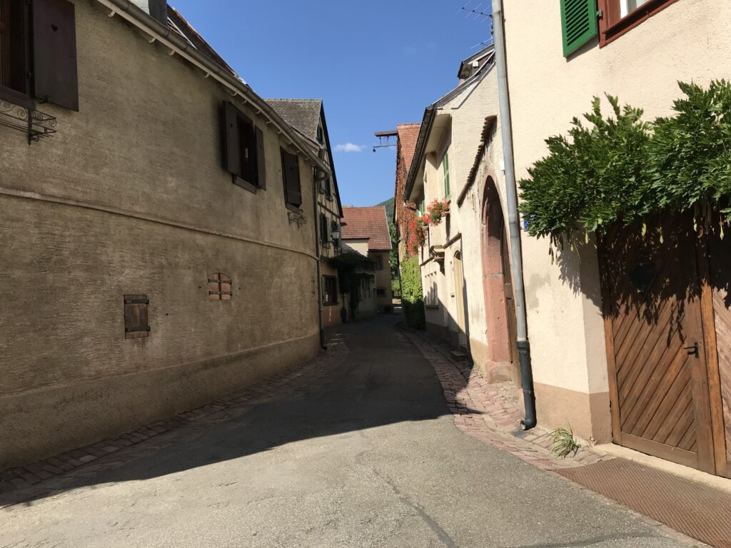 Ulica w Ammerschwihr, Francja Ulica w Ammerschwihr, Francja