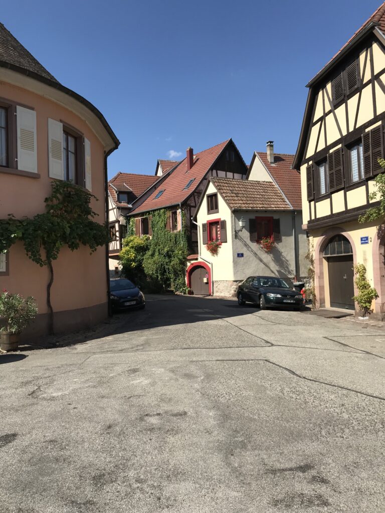 Ulica w Ammerschwihr, Francja Ulica w Ammerschwihr, Francja