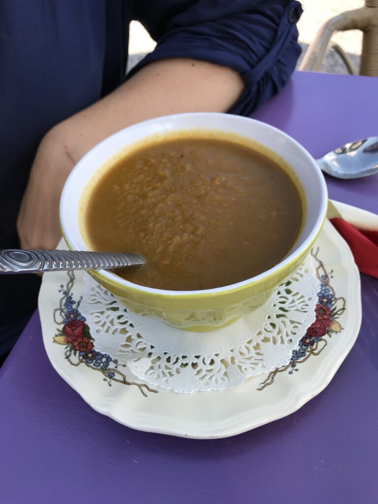 Zupa w Auberge du Col du Bonhomme Zupa w Auberge du Col du Bonhomme