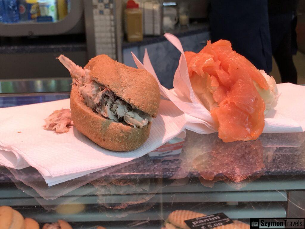 Broodje makreel w Hadze Broodje makreel w Hadze