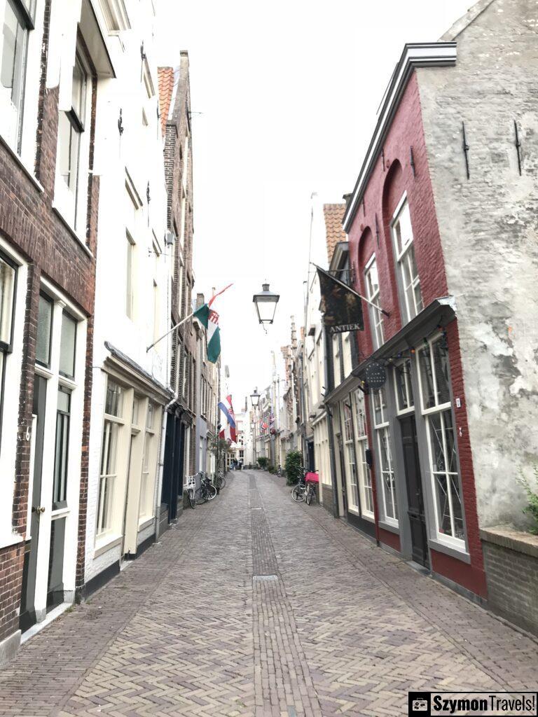 Ulica w Dordrecht, Netherlands Ulica w Dordrecht, Netherlands