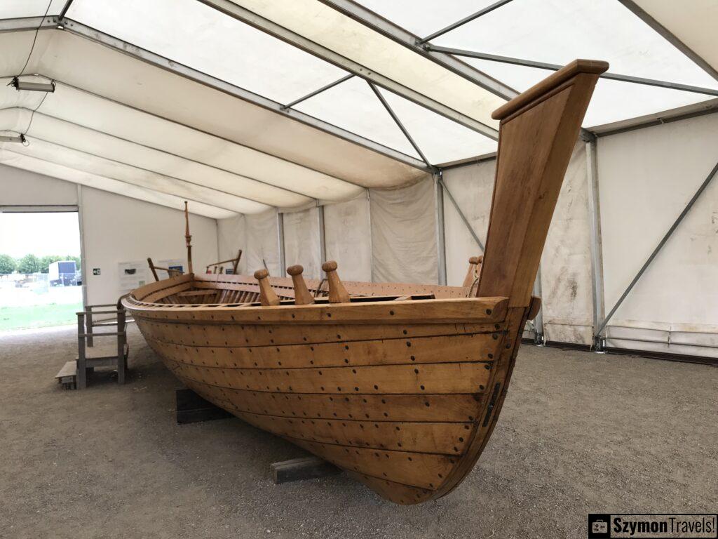 Roman river boat - reconstruction at Xanten