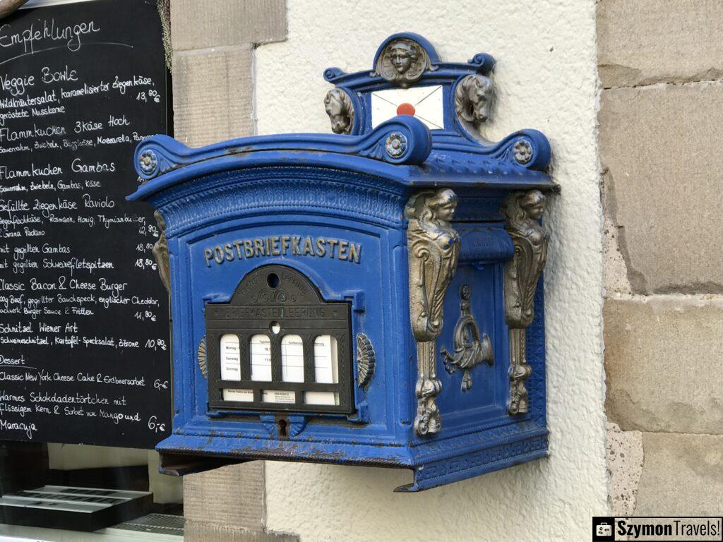 Stara skrzynka pocztowa w Hattingen Stara skrzynka pocztowa w Hattingen