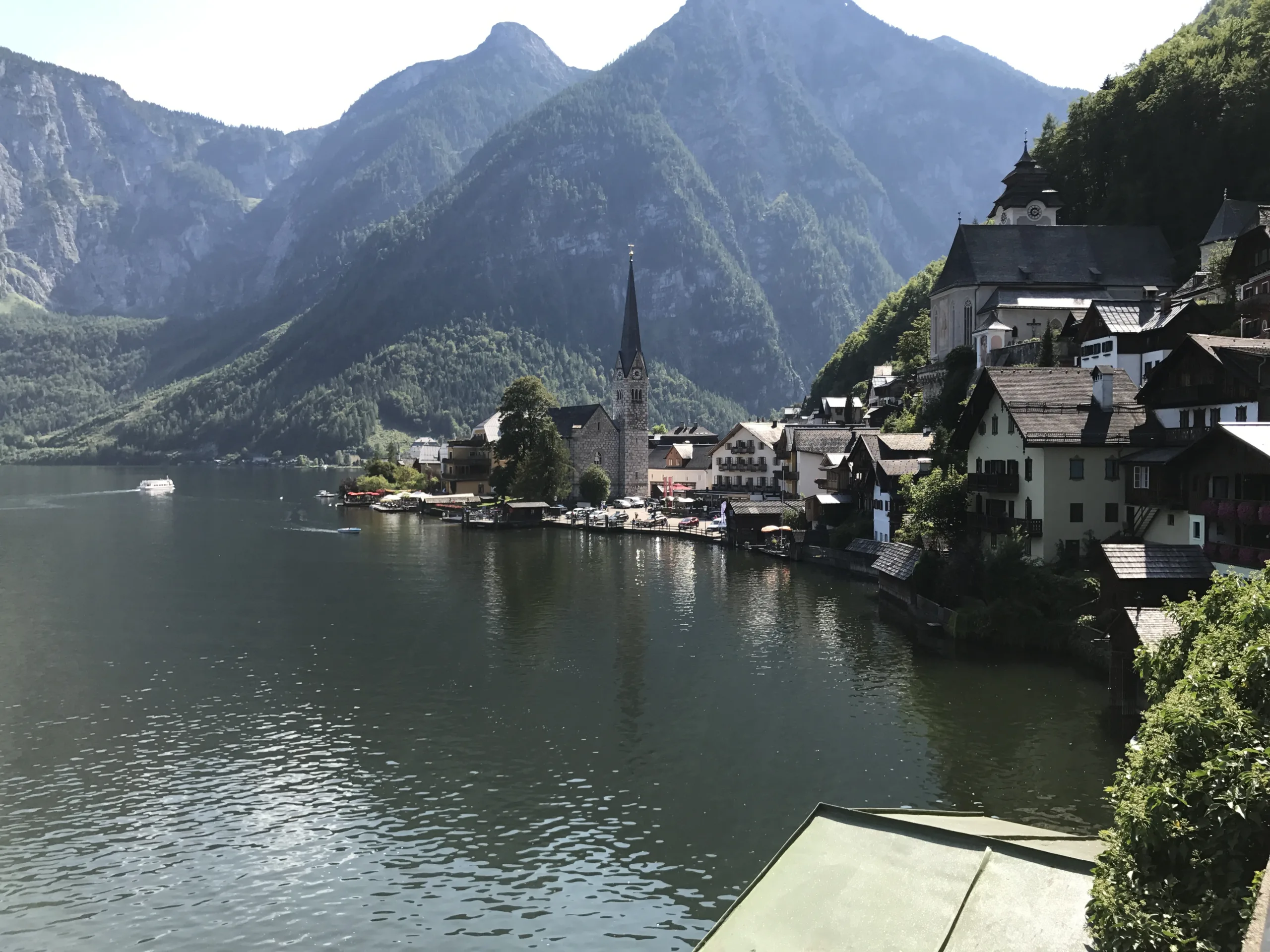 Widok na Hallstatt, Austria
