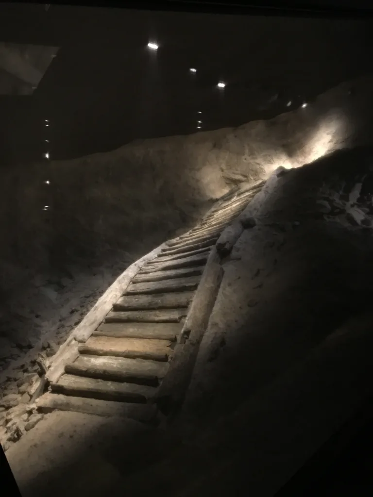Hallstatt_Salt_Mine_17-scaled The wooden stairs in the Hallstatt