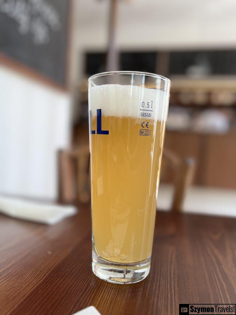 Lokalne piwo z Mikulova