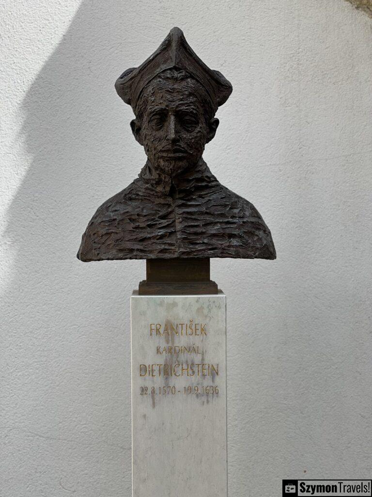 bronze bust of František Kardinál Dietrichstein