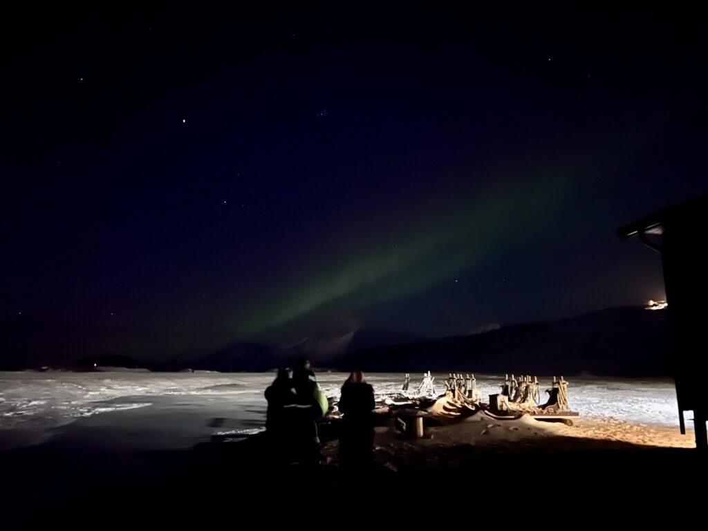 Northern lights at Longyearbyen