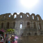 View of the entrance to El Jem, Tunisia View of the entrance to El Jem, Tunisia
