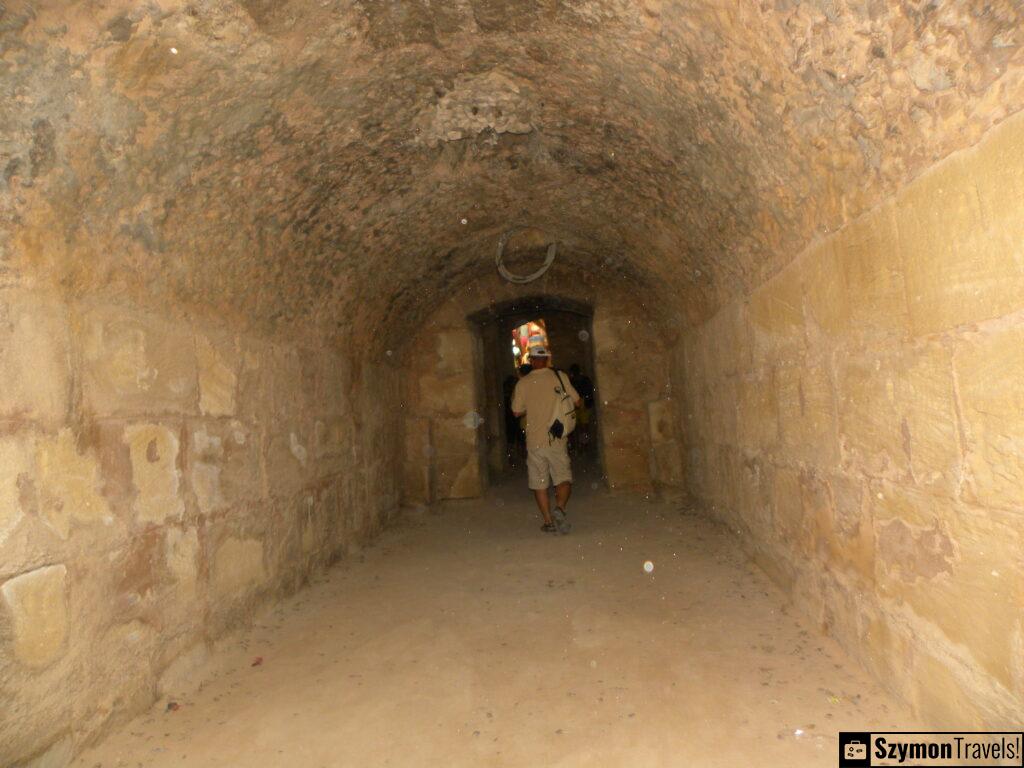 Tunnel under the arena 