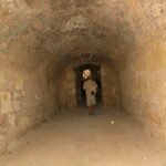 Tunnel under the arena in El Jem, Tunisia Tunnel under the arena