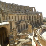 Colosseum at El Jem in Tunisia Colosseum at El Jem in Tunisia