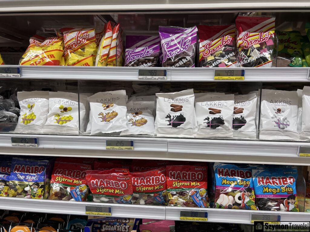 Ceny słodyczy na Islandii Ceny słodyczy na Islandii