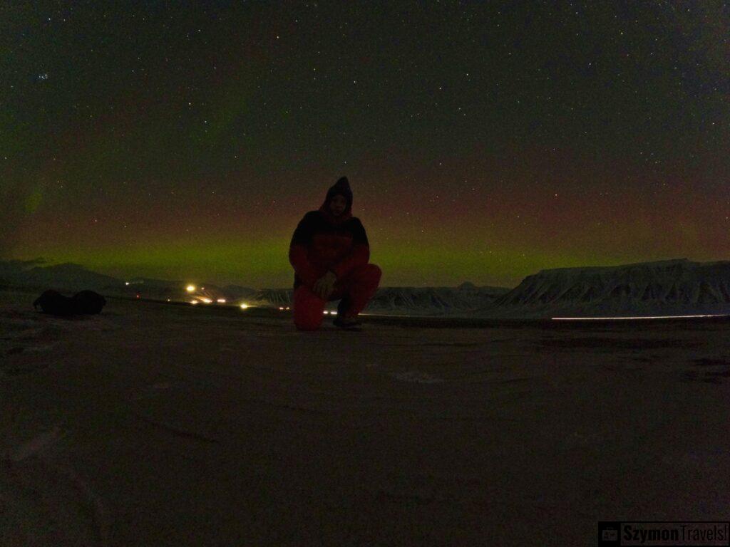 Light Red Aurora ??Adventdalen?, ?Longyearbyen?, ?Svalbard?, ?Norwegia?