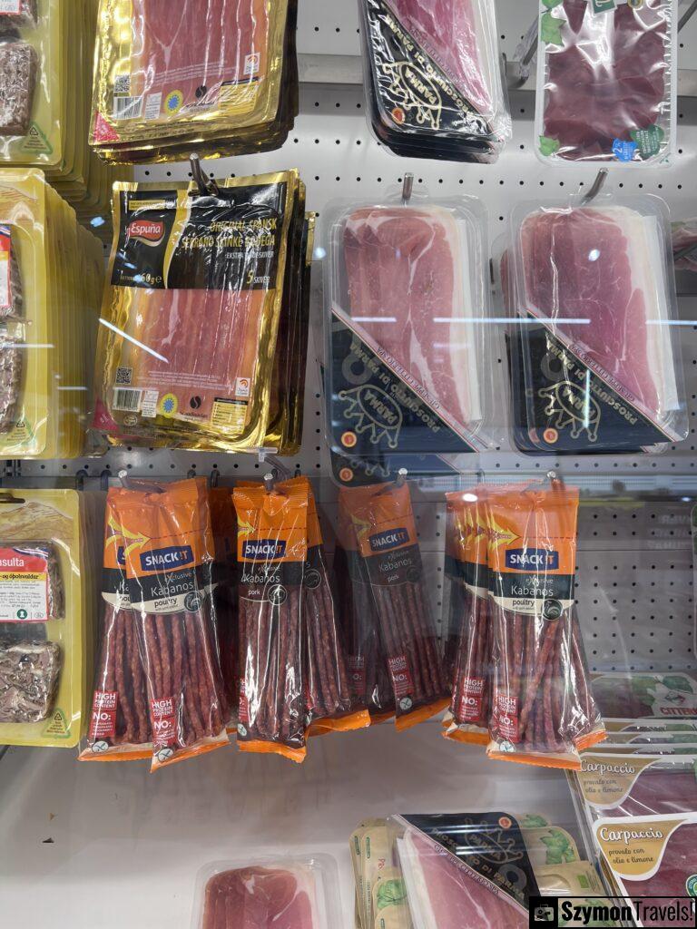 Wędliny cena na Islandii Wędliny cena na Islandii