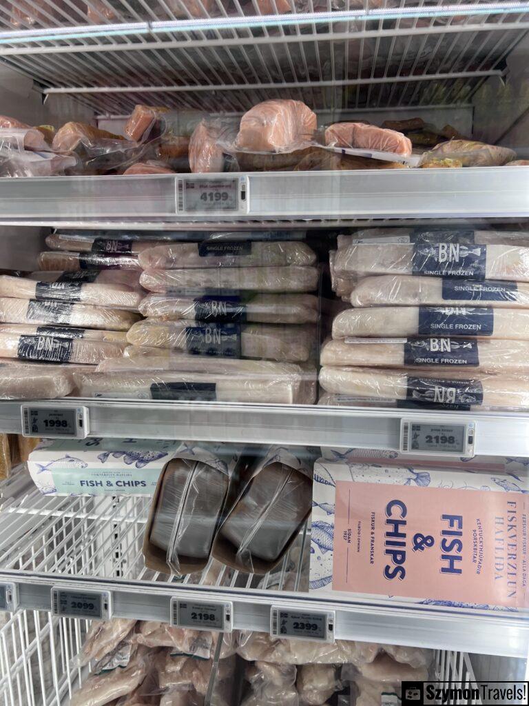 Ryba kostka cena na Islandii Ryba kostka cena na Islandii