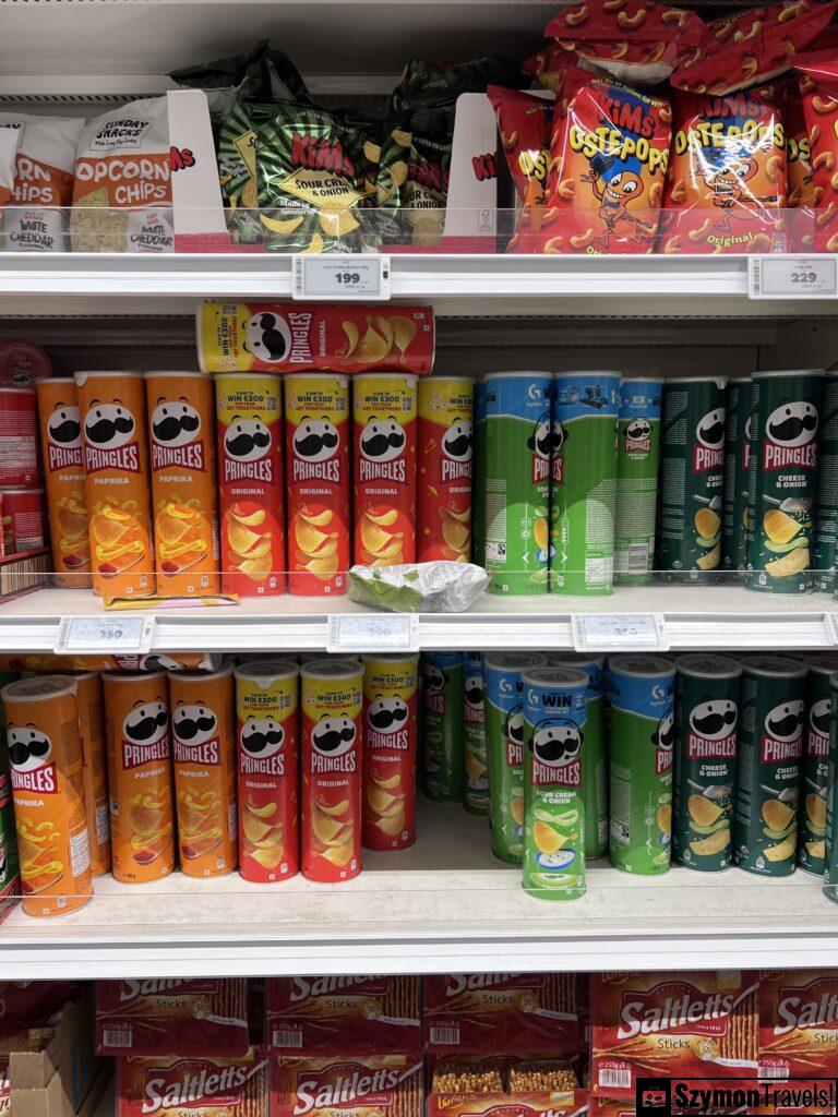 Pringles cena na Islandii Pringles cena na Islandii