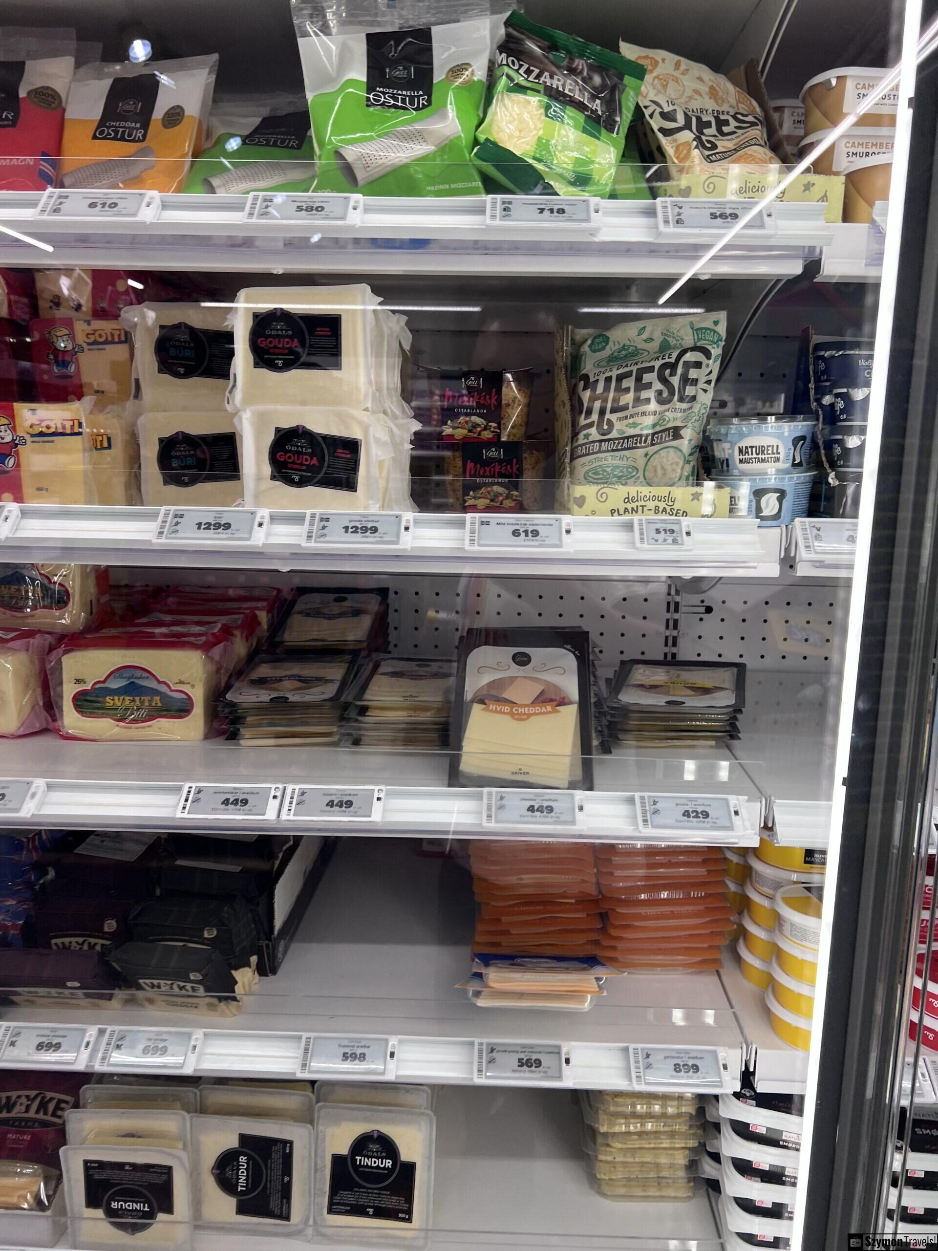 Sery żółte ceny na Islandii