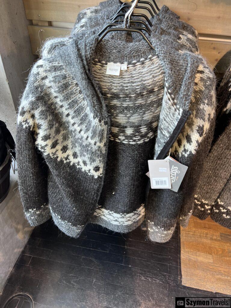 Gray Icelandic sweater