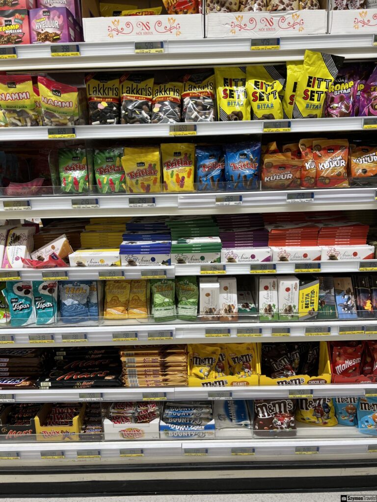 Ceny słodyczy na Islandii