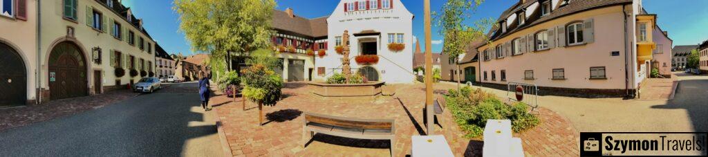 Place de l'Ancien-Hôtel-de-Ville i Fontaine de l'Homme Sauvage