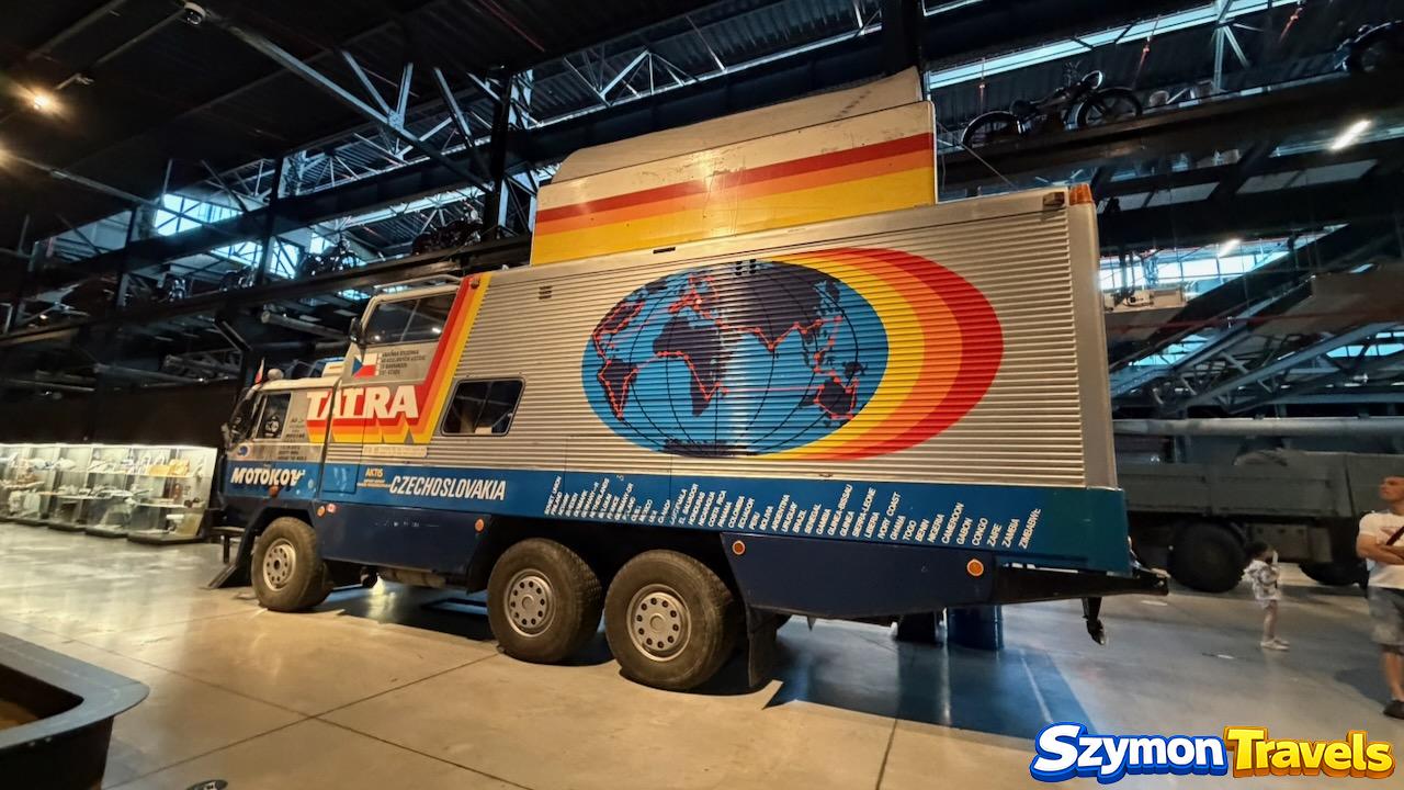 Tatra 815 GTC Grand Tourist Caravan w Muzeum ciężarówek Tatra