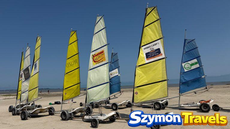 Avel Char à Voile w Hirel – rodzinna jazda żaglowozem po plaży w Bretanii