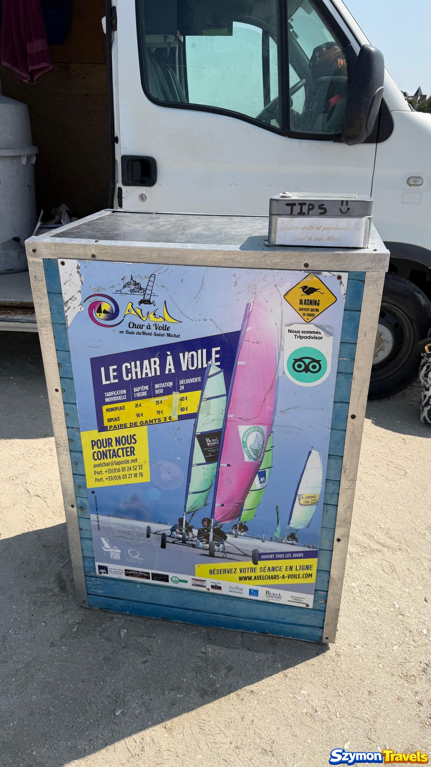 Ceny Avel Char à Voile Tablica Avel Char à Voile z cenami i informacją o rezerwacji