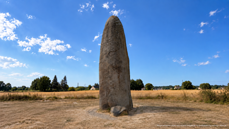 Menhir du Champ-Dolent w Dol-de-Bretagne – jeden z największych menhirów Bretanii